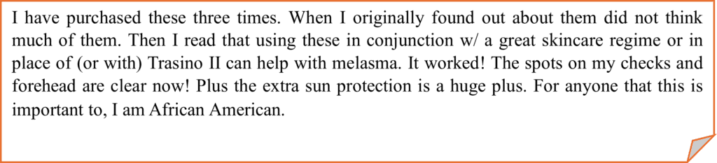 Collection of customer testimonials for Polypodium leucotomos supplements showing their effectiveness as a natural sun protection alternative. Reviews highlight benefits for both light and dark skin tones, including prevention of sunburn without traditional sunscreen, improvement in hyperpigmentation and melasma, enhanced skin texture, and strengthened natural UV defenses. These testimonials demonstrate how this botanical extract works synergistically with melanin in Black skin to provide comprehensive photoprotection while addressing common concerns like uneven pigmentation.